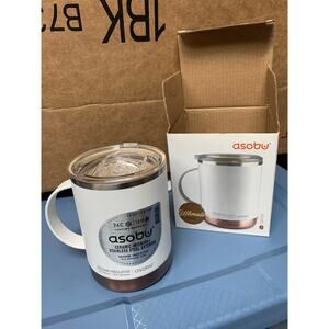 Asobu Ultimate Mug 12 oz Vacuum Insulated Stainless Steel Coffee Cup with Lid
